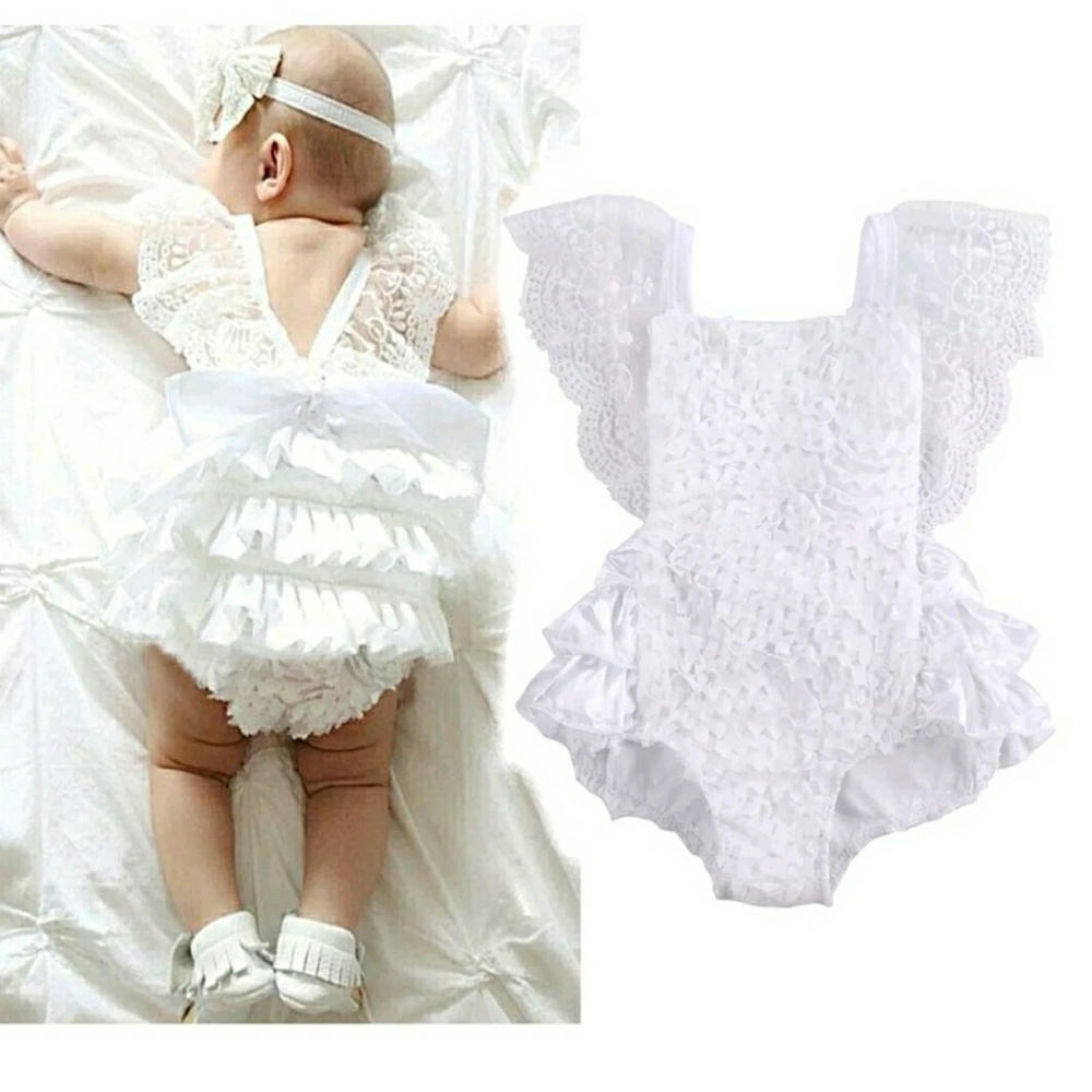 The Halo - Baby Girl Ruffle Romper One Piece